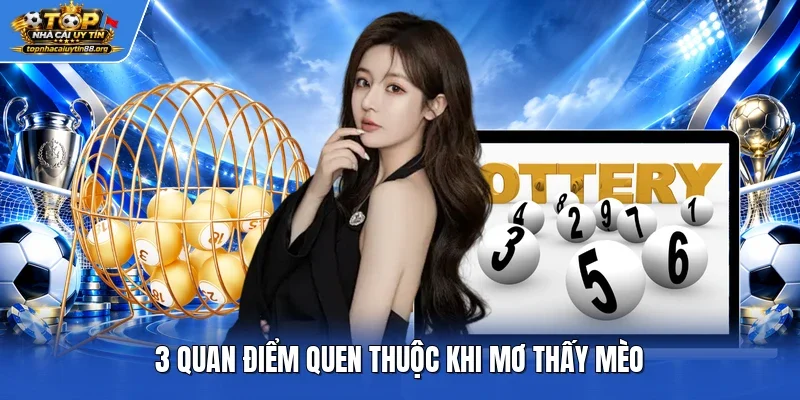 3 quan điểm quen thuộc khi mơ thấy mèo