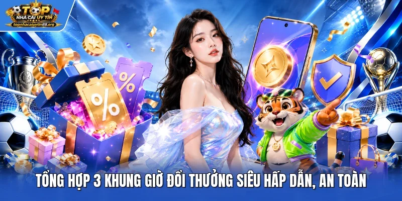 Tổng hợp 3 khung giờ đổi thưởng siêu hấp dẫn, an toàn