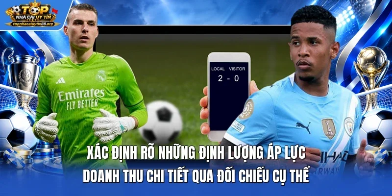 Xác định rõ những định lượng áp lực doanh thu chi tiết qua đối chiếu cụ thể